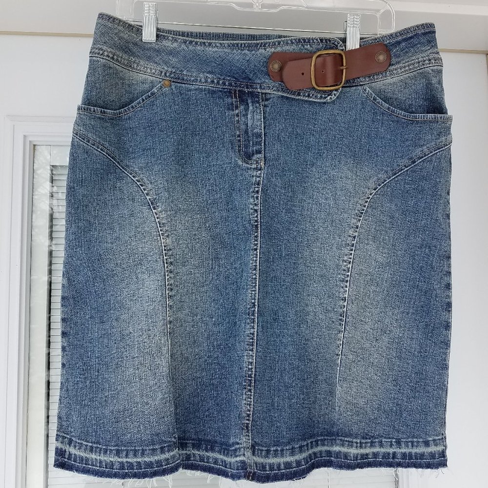 Rewind Jean Denim Skirt